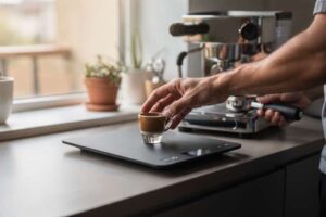 Best Slim Kitchen Scale for Small Countertop Espresso Prep