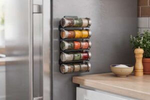 Best Magnetic Spice Rack for Fridge — No Drilling Required