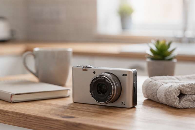 Affordable compact camera displaying key specifications and features for budget-conscious UK buyers.