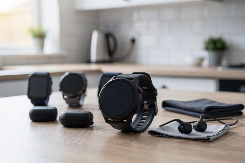 Top-rated GPS running watches and fitness trackers displayed side-by-side for comparison.